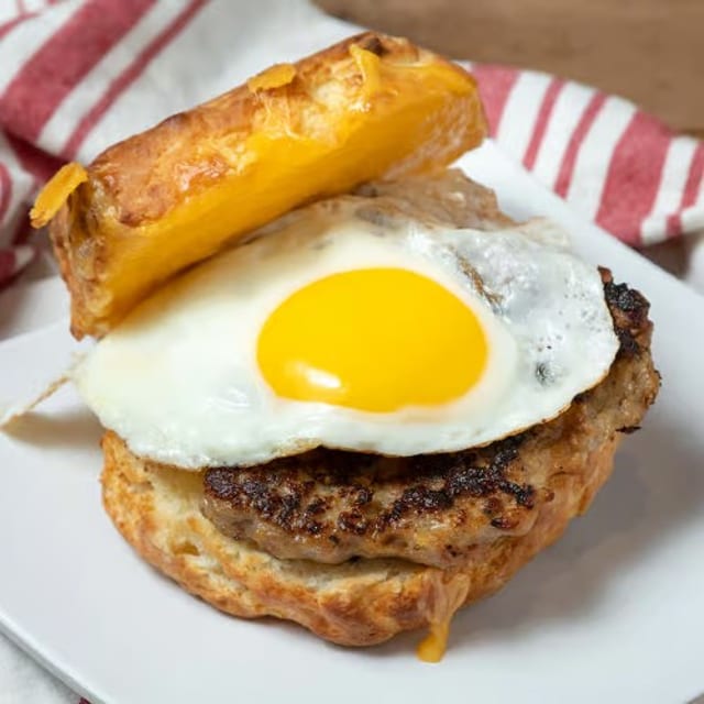 Sausage, Egg & Cheese Biscuit.